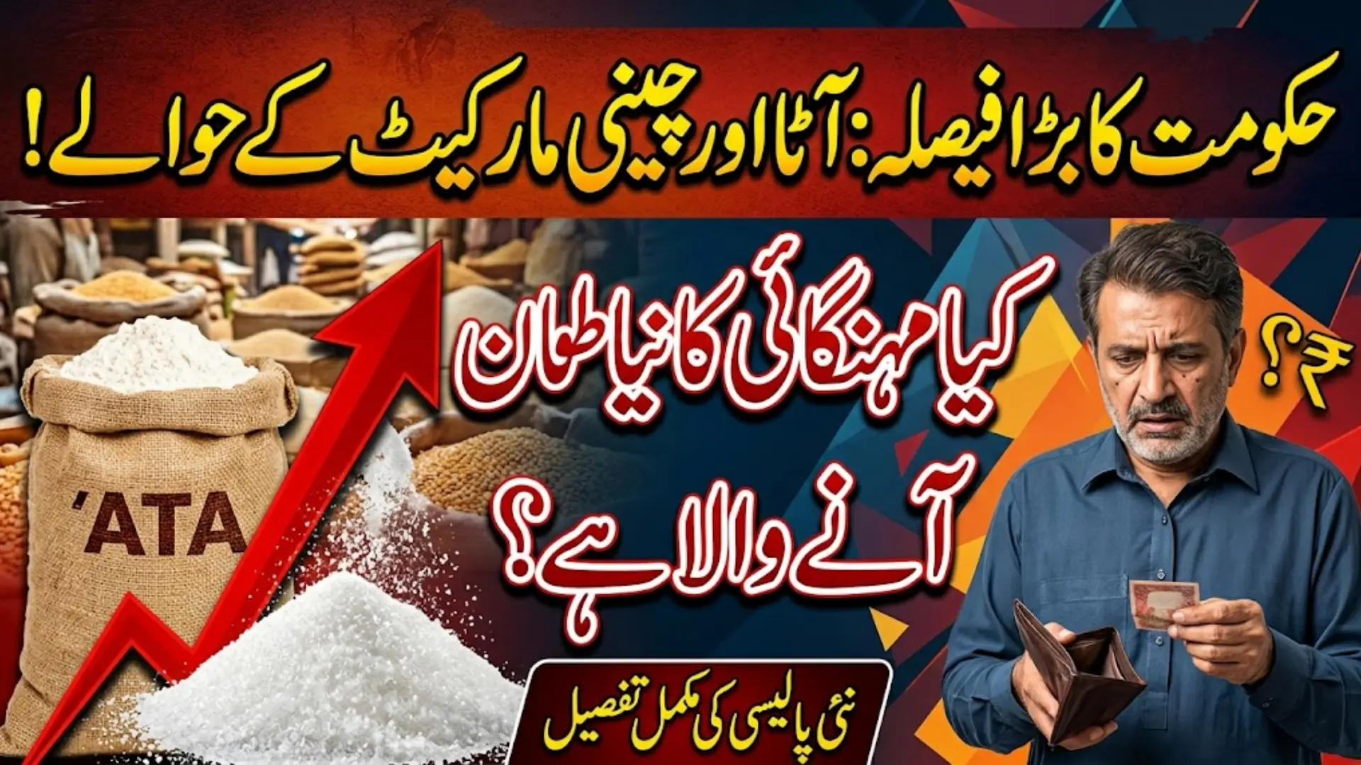 Sugar and Wheat Prices to Be Determined by Market Under New Govt Policy